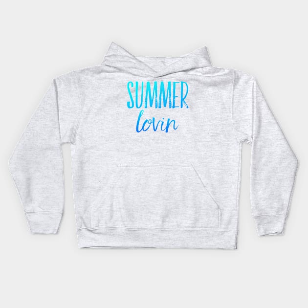 Summer Lovin' Summer vibes Kids Hoodie by BoogieCreates